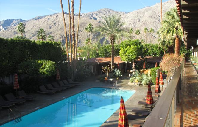 The Santiago Resort is one of 15 gay resorts in Palm Springs and offers amenities aimed at keeping guests happy. Photo: Ed Walsh
