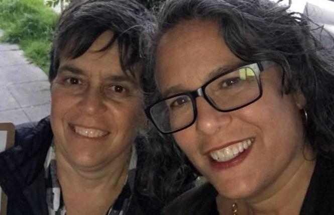 Alison Bernstein, left, and her wife, Judy Appel, are in recovery. Photo: Courtesy Facebook
