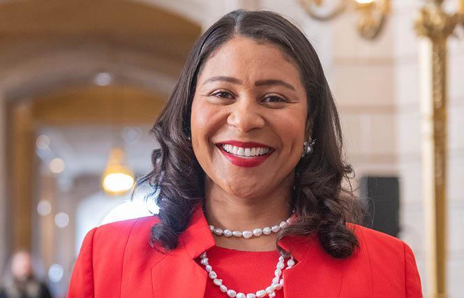 The Harvey Milk LGBTQ Democratic Club issued an apology to San Francisco Mayor London Breed for an email its president sent that used a racist trope. Photo: Jane Philomen Cleland  