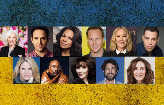 Dozens of stars of stage, screen and music will participate in the Stars in the House Ukraine benefit on March 26.