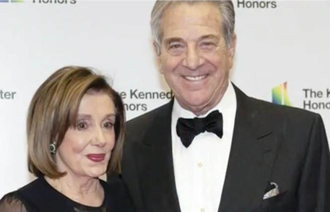 Paul Pelosi, right, the husband of House Speaker Nancy Pelosi, was attacked in the couple's San Francisco home early Friday morning. Photo: Courtesy NBC News