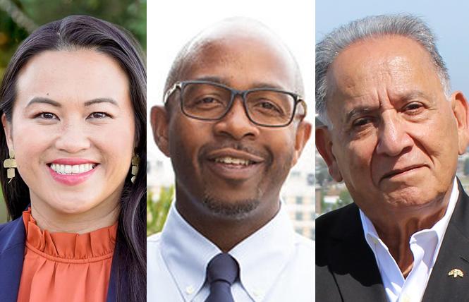 Oakland mayoral candidates Sheng Thao, Loren Taylor, and Ignacio De La Fuente. Photos: Courtesy the candidates