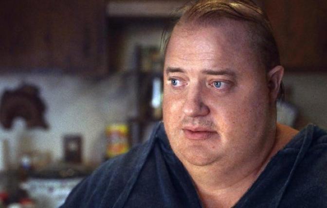 Brendan Fraser in 'The Whale' (A24 Films)